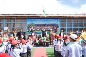 Har Ghar Tiranga Campaign held at Government Model School, Ibex Colony.
