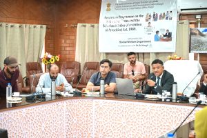 Awareness Programme on SC/ST Prevention of Atrocities Act, 1989 and Social Welfare Schemes Held in Kargil.