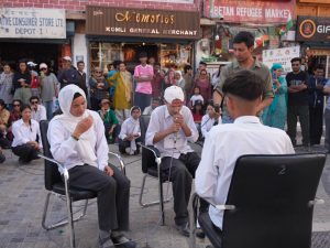 Awareness Street Play on Drug Abuse Held at Leh Main Market.