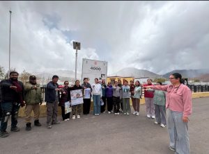 Department of Information and Public Relations Nyoma, UT Ladakh PHC Nyoma Conducts Awareness Activities under Nasha Mukt Bharat Abhiyan.