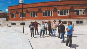 Administrative Secretary HUDD Inspects Developmental Works and Sewage Treatment Plant in Leh.