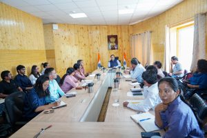Chief Secretary reviews Higher Education Sector and Follow-up to Ladakh Education Conclave.