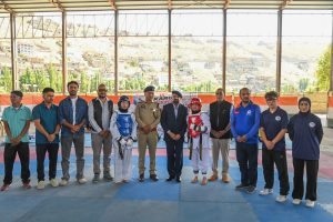 CEC Dr. Mohd Jaffer Akhoon Inaugurates 15th District Kargil Taekwondo Championship.