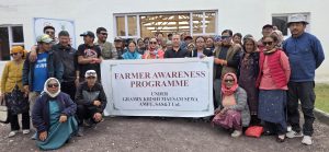 KVK Nyoma Boosts Changthang’s Agricultural Growth Through Mushroom Training and Weather Advisories.