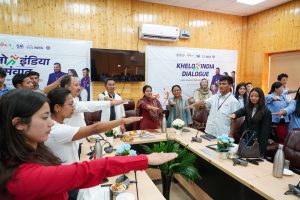 Ladakh Youth Join Nationwide Yuva Samvaad-Khelo India Dialogue, Engage on Sports and Nation Building.