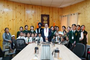 Chief Secretary Celebrates Raksha Bandhan with DPS Students, Encourages Young Minds to Pursue Their Aspirations.