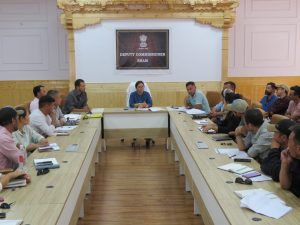 DC Sham Chairs Review Meeting with Officers/Officials of Rural Development Department.
