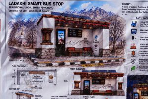L-G VK Saxena lays foundation for 30 Smart Bus Shelters – 15 each in Leh and Kargil – with solar-powered, weather-resilient facilities.