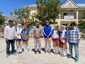 GDC Kargil Organises Badminton Final and Faculty Volleyball Tournament to Mark National Sports Day.