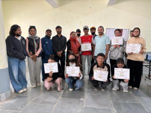 GDC Zanskar Celebrates National Sports Day with Enthusiasm and Competitive Spirit.