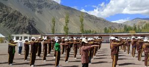 NMBA Pledge Ceremony Held at GHSS Khaltse.