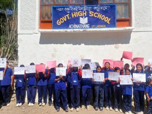 NMBA Pledge, Drawing, Poster and Slogan Competitions Held at GHS Achinathang.