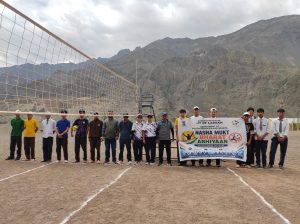 Volleyball Match Held at GHSS Khaltse under NMBA Campaign.