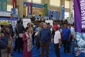Chief Secretary Conducts On-Site Inspection of NDS Indoor Stadium Ahead of Ladakh Marathon.