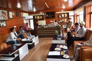 DC Drass Reviews Arrangements for National Sports Day (2026) and Youth Engagement Month event in Drass.