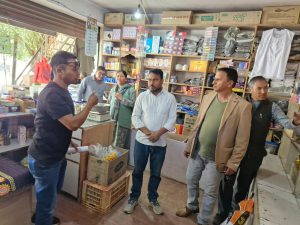 Joint Inspection Team Cracks Down on Single-Use Plastic and Littering in Nimoo Market.