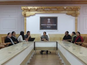 DC Sham Chairs Review Meeting with Sheep Husbandry Department.