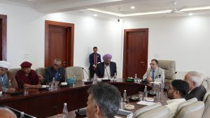 Chief Secretary chairs Consultative meeting on Nautor Land Rules in Leh.