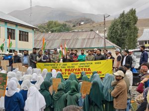 Padyatra Held in Drass Under Nasha Mukt Bharat Abhiyan, Rally spreads message of a healthy, drug-free society.