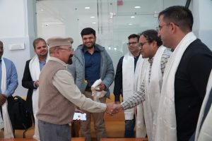CEC Dr Mohd Jaffer Akhoon Interacts with AIIMS Super-Specialist Doctors at Qambar Ali Akhoon Memorial Hospital in Kargil.