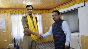 SSP Kargil Nitin Yadav (IPS) and DFO Kargil Ankit Sinha(IFS) visits GDC Drass, Interact with Students on UPSC, Environment and Drug Abuse Awareness.