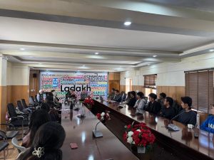 Introductory-cum-Orientation Programme for Youth Interns under LG Yuva Internship Programme “Zhabstok Ladakh” Held at DIC Leh.