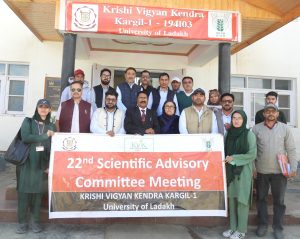 22nd Scientific Advisory Committee Meeting Held at Krishi Vigyan Kendra Kargil.