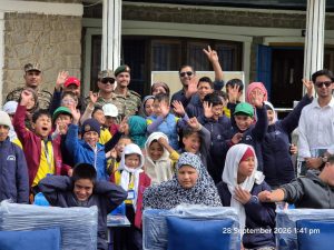 121 Infantry Brigade Hands Over Items to CWSN School Kargil Under Operation Sadbhavna.