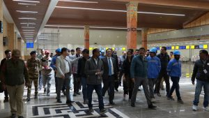 Chief Secretary Ashish Kundra Reviews Readiness of New KBR Airport Terminal Ahead of Inauguration.