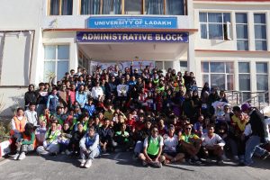 University of Ladakh Hosts UT-Level Red Run 2026: Stride to the Fight Against HIV/AIDS.