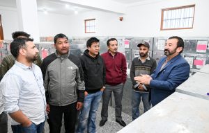 ADC Kargil Conducts Quarterly Physical Verification of EVM/VVPAT Warehouse.
