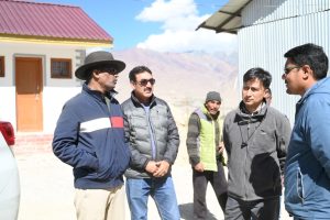 Secretary Transport UT Ladakh Visits Zanskar, Inspects Civic Infrastructure and Sanitation Facilities.