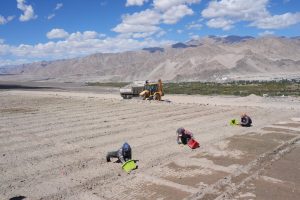 L-G VK Saxena saffron plantation aimed at promoting crop diversification and creating new avenues for enhancing farmers’ incomes.