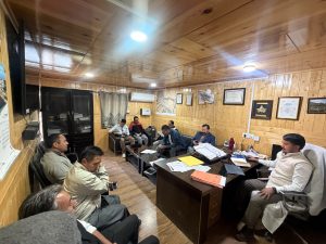 Meeting on Draft Electoral Rolls for Municipal Committee Kargil Held Kargil, October 5, 2026: The The Assistant Electoral Registration Officer/ Executive Officer, Municipal Committee Kargil, Tahir Ahmad today chaired a meeting with representatives of various political parties regarding the draft publication and revision of Municipal Electoral Roll, 2026 for Municipal Committee Kargil under the relevant provision of the Municipal Election Rules, 2003. During the meeting, the participants were informed that the draft Electoral Rolls have been prepared and published and are available for inspection at the office of the Electoral Registration Officer (Assistant Commissioner, Revenue), Kargil, as well as at the office of the Municipal Committee, Kargil, during office hours. Further, the concerned PSLOs have been directed to display the draft electroal roll at their respective polling stations for public inspection. The representatives of political parties were informed that claims for inclusion of names, objections to the inclusion of any name, or objections to particulars in any entry, with October 1, 2026, as the qualifying date, may be submitted in Forms 3, 4 or 5, as applicable, on or before October 15, 2026. Claims and objections may be submitted to the Electoral Registration Officer (Assistant Commissioner, Revenue), Kargil, or to the respective Polling Station Level Officers (PSLOs) within the prescribed timeline. The Executive Officer urged the representatives of all political parties to cooperate in the process and assist in ensuring that eligible residents are duly included in the Electoral Rolls. He also appealed to all eligible residents to inspect the draft Electoral Rolls and submit claims or objections, if any, within the stipulated time. The meeting was attended by the Election Officer, Kargil; representatives of the SLTM Election Cell; District President, AAP, Kargil; District President, BJP, Kargil; Representative of INC, Kargil; District President, JKNC, Kargil; besides other officials and representatives.