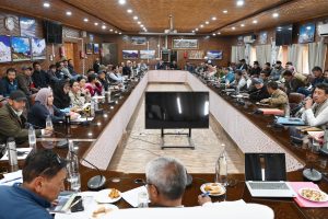 Director School Education Ladakh Chairs Review Meeting on Academic and Administrative Progress in Kargil.