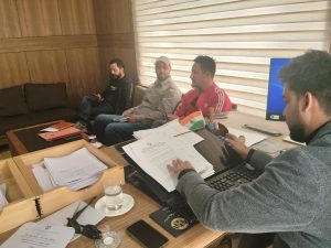 Meeting with Political Party Representatives Held on Revision of Municipal Electoral Rolls in Leh.