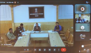 DC Sham Chairs Review Meeting on Village Action Plans under Vibrant Villages Programme-II (VVP-II)