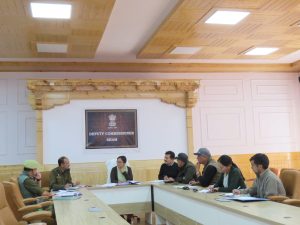 DC Sham Chairs Fourth Review Meeting of District Level NCORD Committee.