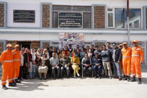 Disaster Management Training Programme Held at Office Complex Leh.
