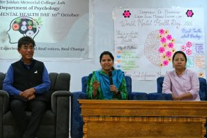 The Department of Psychology at Eliezer Joldan Memorial College Leh, successfully organized a meaningful and impactful event to observe World Mental Health Day under the theme, “Lived Experiences heard: Real Voice Real Change”.