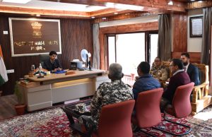 DC Nubra Convenes Review Meeting on Infrastructure Works for Operationalisation of Civil Terminal at Thoise.