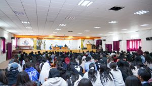 Chief Secretary attends Drug-Free Ladakh Awareness Campaign at EJM College, Leh.