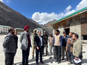 Chief Secretary Ashish Kundra Inspects Truck Terminal at Kharul, Expresses Displeasure Over Delayed Works.
