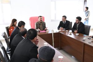 Hon'ble Justice Sanjay Parihar Inspects New District Court Complex at Kurbathang, Kargil.