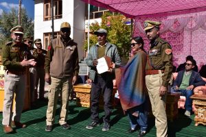 Police Commemoration Day Observed at District Police Headquarters, Khaltsi.