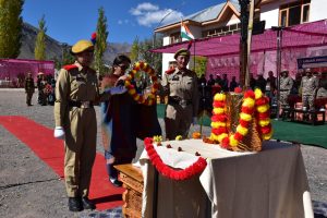 Police Commemoration Day Observed at District Police Headquarters, Khaltsi.