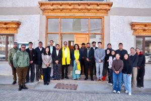 Department of Law & Justice successfully organised CAT Jammu Bench Circuit Sitting at Leh on 24th October,2016; More Than 30 Cases Heard at ADR Centre, Melongthang,Leh.
