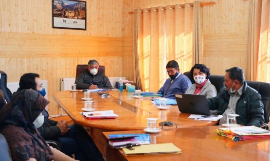 Advisor Ladakh convenes COVID Vaccination State Steering Committee meeting