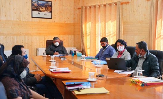 Advisor Ladakh convenes COVID Vaccination State Steering Committee meeting