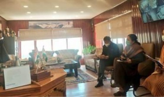 Chairman DDMA Leh checks availability of Covid-19 medicine in Leh